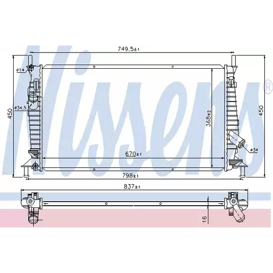 69480 - Radiaator, mootorijahutus 