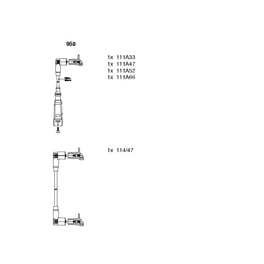 958 - Ignition Cable Kit 