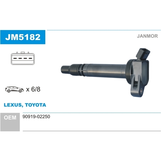 JM5182 - Ignition coil 