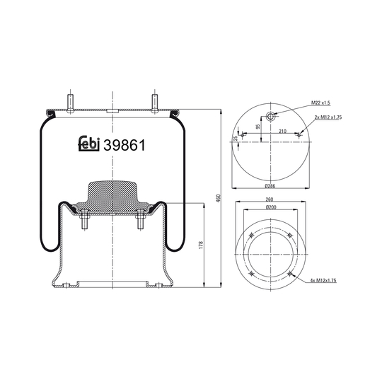 39861 - Metallipalje, ilmajousitus 