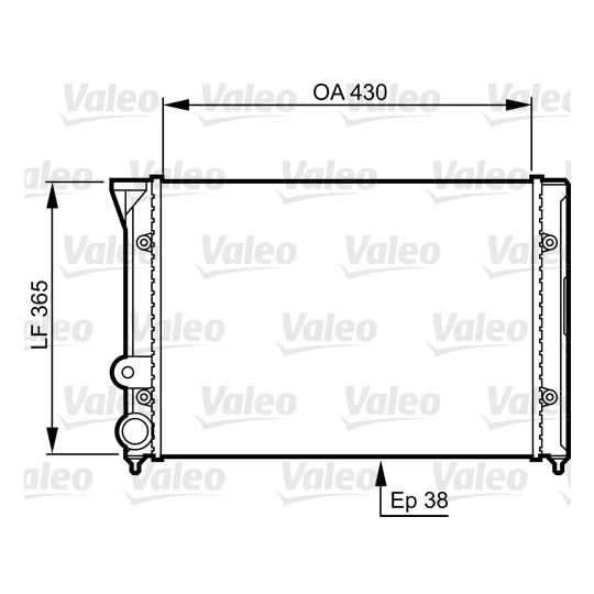 731401 - Radiaator, mootorijahutus 