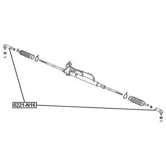 0221-N16 - Tie rod end 