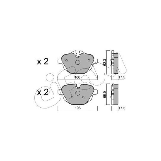 822-920-0 - Brake Pad Set, disc brake 