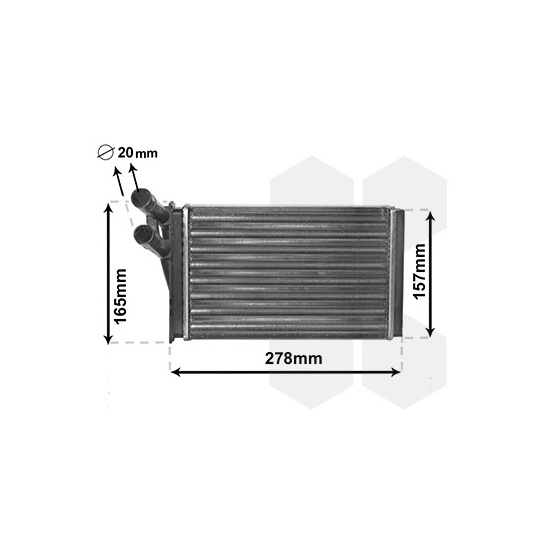 03006097 - Heat Exchanger, interior heating 
