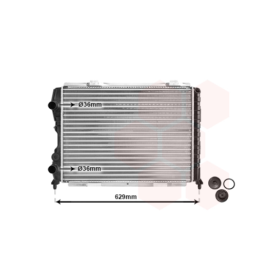 01002056 - Radiator, engine cooling 