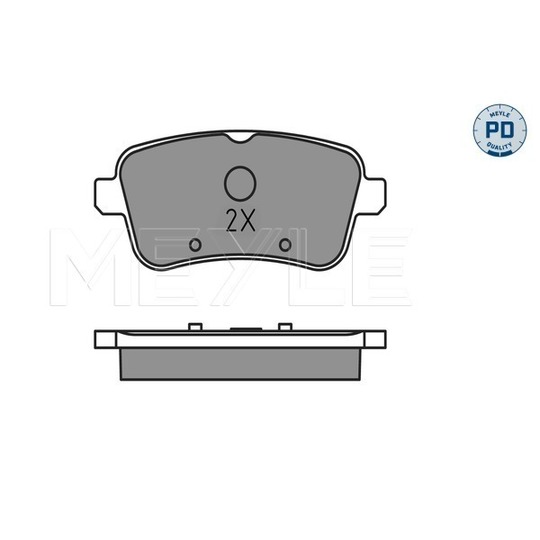 025 252 1618/PD - Brake Pad Set, disc brake 