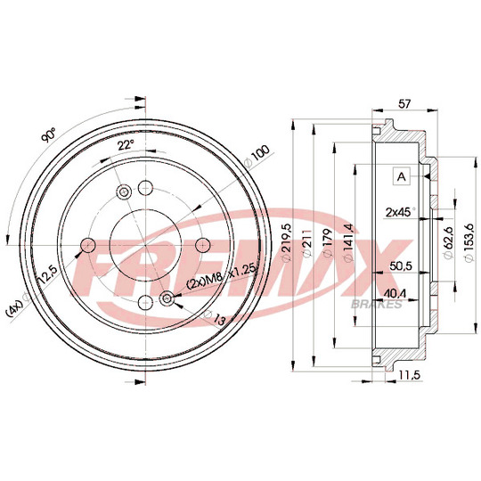 BD-5841 - Brake Drum 