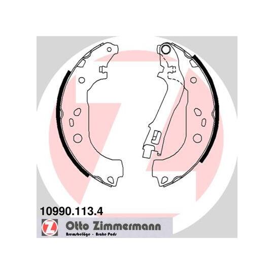 10990.113.4 - Brake Shoe Set 