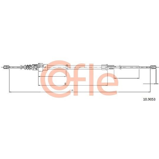 10.9053 - Cable, parking brake 