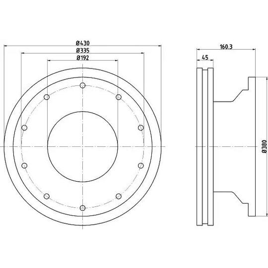 CVD575 - Brake Disc 