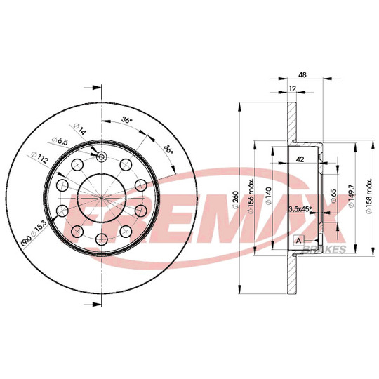 BD-5310 - Brake Disc 