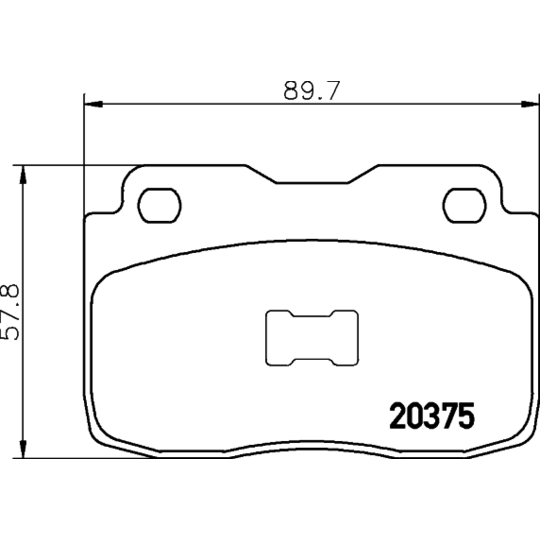 2037501 - Brake Pad Set, disc brake 