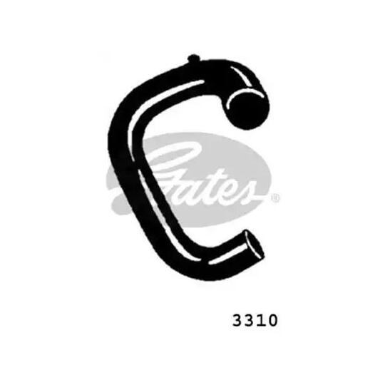 3310 - Radiator Hose 