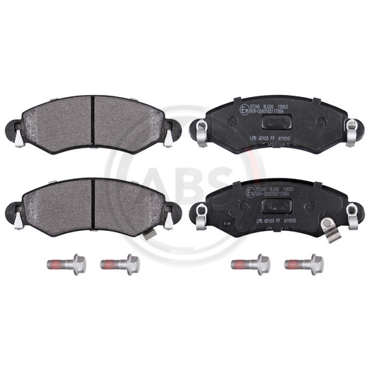 37249 - Brake Pad Set, disc brake 