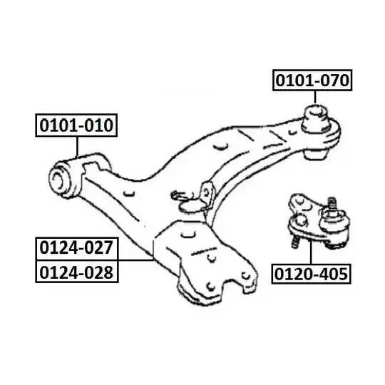 0124-027 - Track Control Arm 