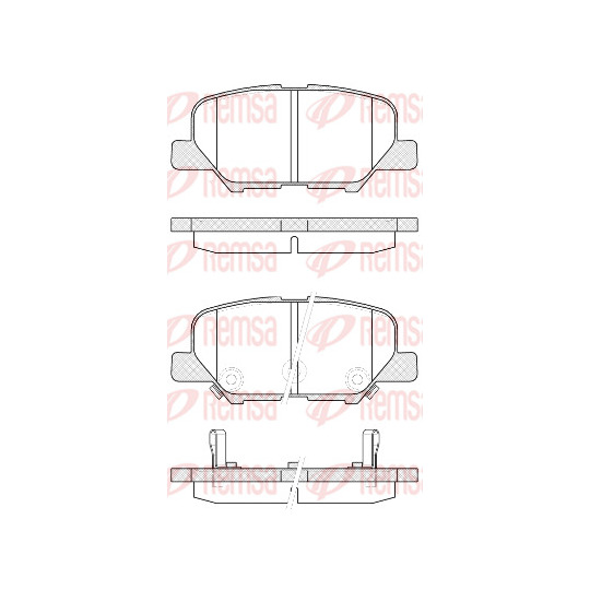 1536.02 - Brake Pad Set, disc brake 