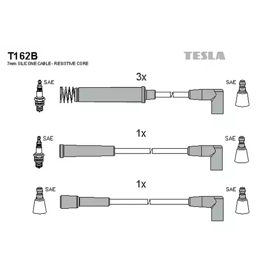 T162B - Ignition Cable Kit 