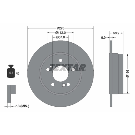 92058000 - Brake Disc 