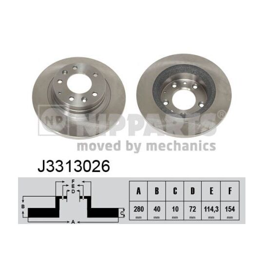J3313026 - Brake Disc 