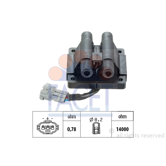 9.6165 - Ignition coil 