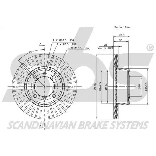 1815204109 - Brake Disc 