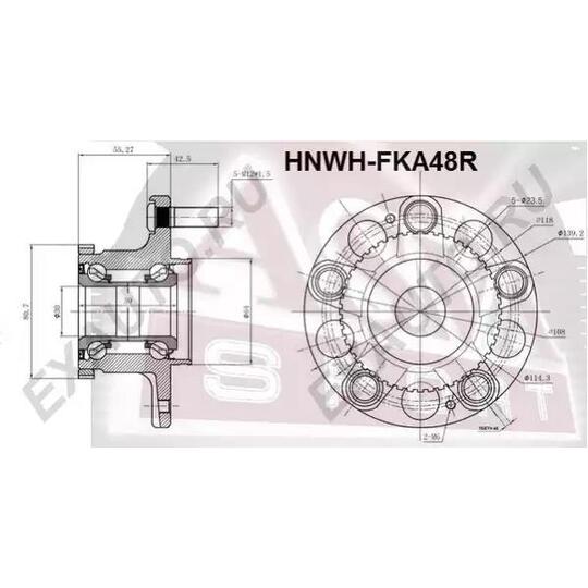 HNWH-FKA48R - Wheel hub 