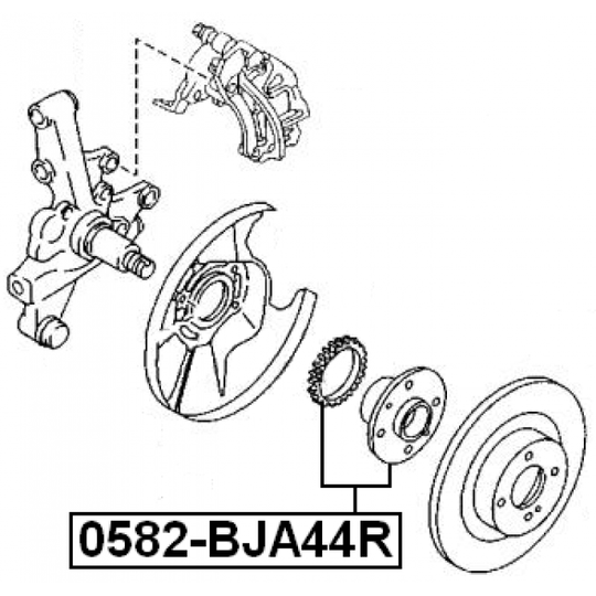 0582-BJA44R - Wheel hub 