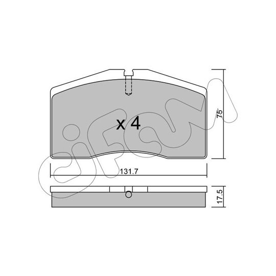 822-890-0 - Brake Pad Set, disc brake 