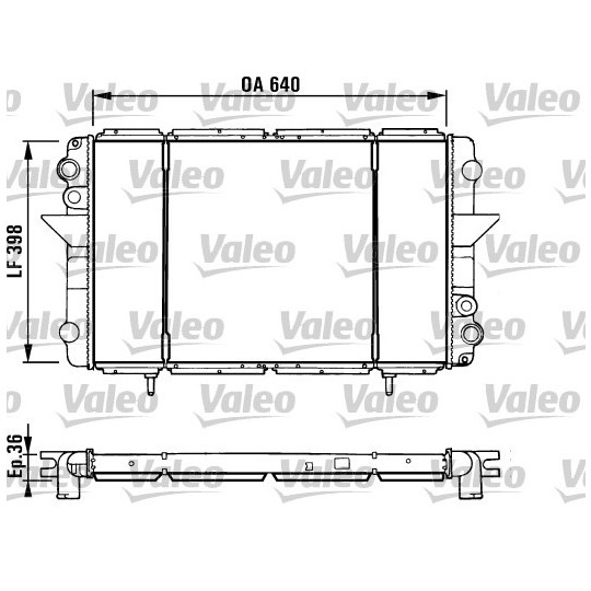 730940 - Radiator, engine cooling 