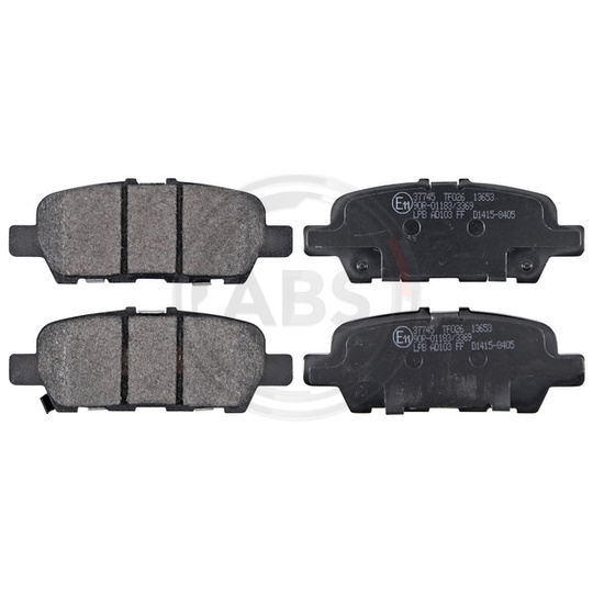 37745 - Brake Pad Set, disc brake 