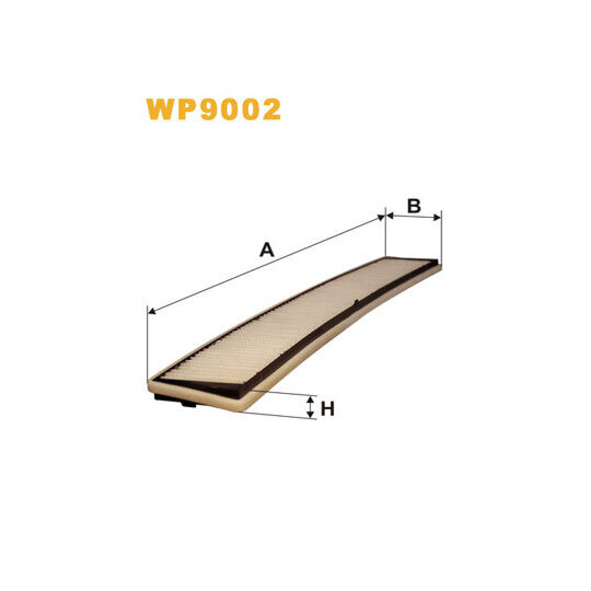 WP9002 - Filter, interior air 