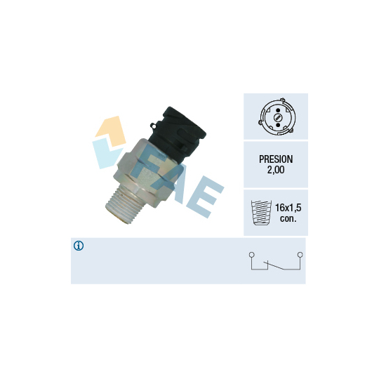 18113 - Oil Pressure Switch 