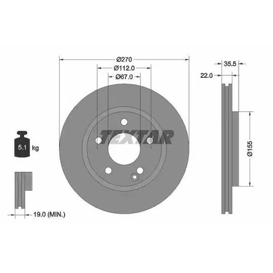 92124500 - Brake Disc 