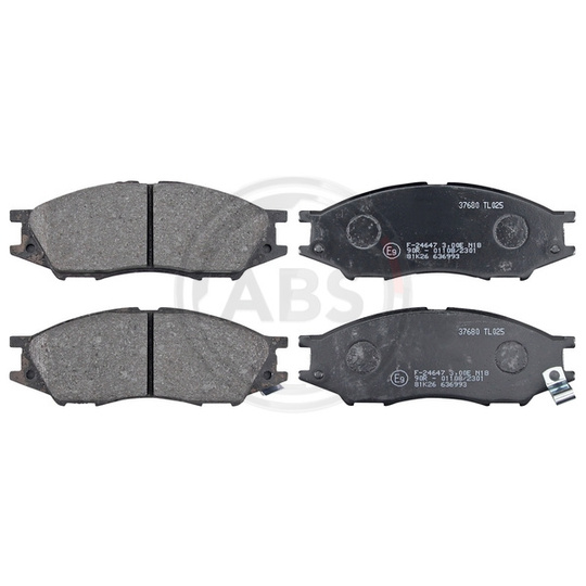 37680 - Brake Pad Set, disc brake 