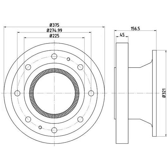 CVD638 - Brake Disc 