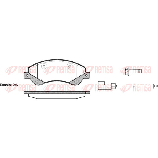 1251.02 - Brake Pad Set, disc brake 