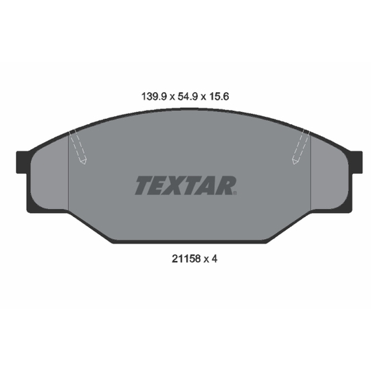 2115801 - Brake Pad Set, disc brake 