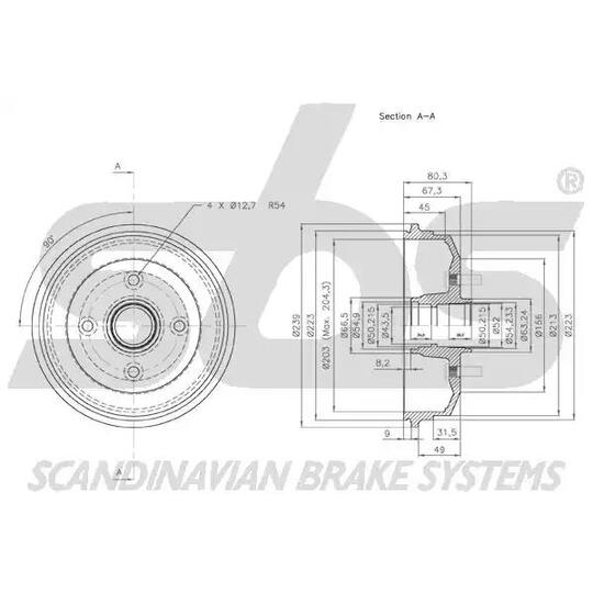 1825252531 - Brake Drum 