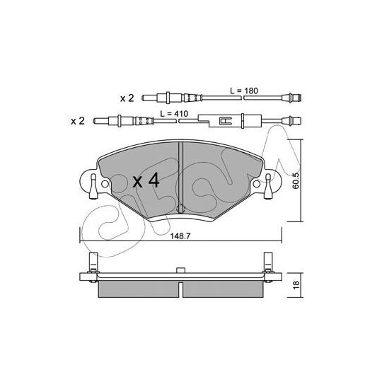 822-331-0 - Brake Pad Set, disc brake 