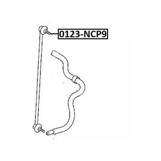 0123-NCP9 - Rod/Strut, stabiliser 