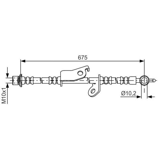 1 987 481 656 - Brake Hose 