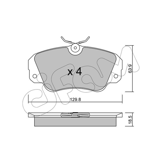 822-538-0 - Brake Pad Set, disc brake 