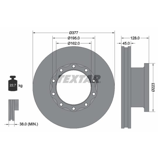 93086900 - Brake Disc 