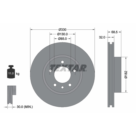 92121505 - Brake Disc 