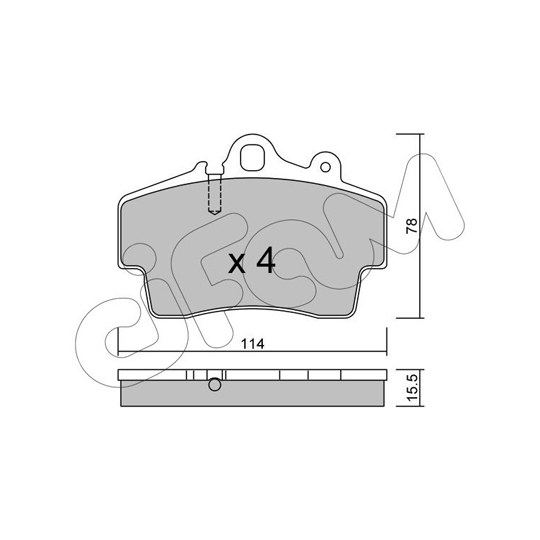 822-891-0 - Brake Pad Set, disc brake 