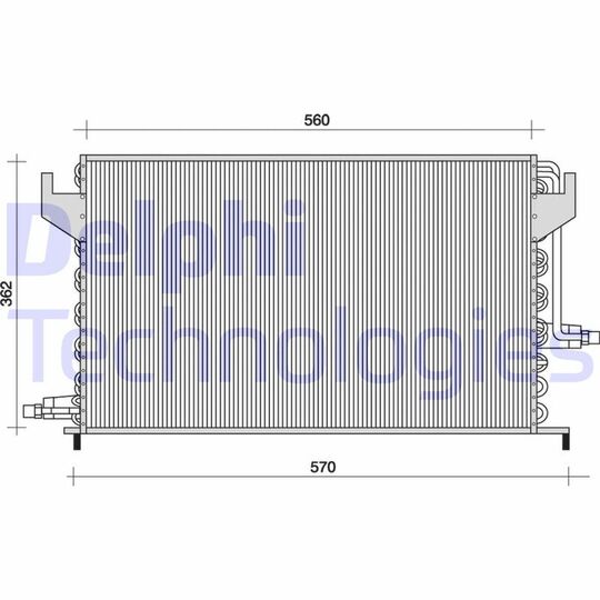 TSP0225024 - Condenser, air conditioning 