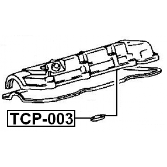 TCP-003 - Tiivisterengas, tulppaistukka 