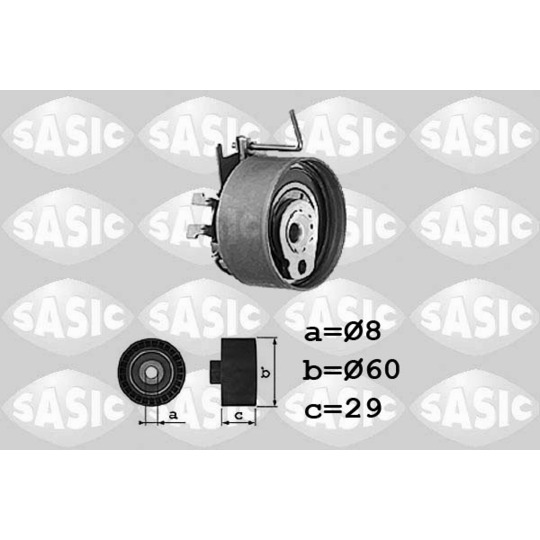 1704010 - Tensioner Pulley, timing belt 