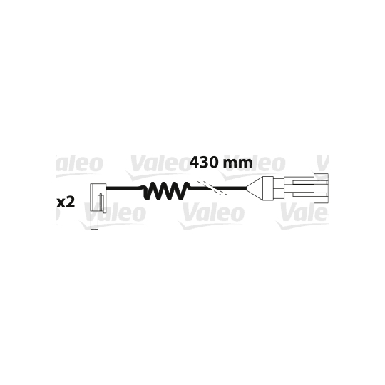 882337 - Slitageindikering, bromsbelägg 