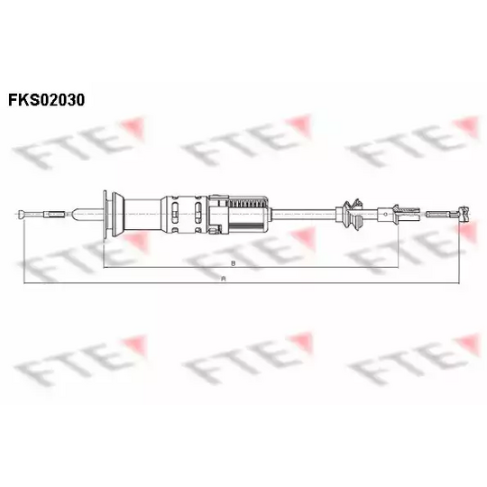 FKS02030 - Clutch Cable 
